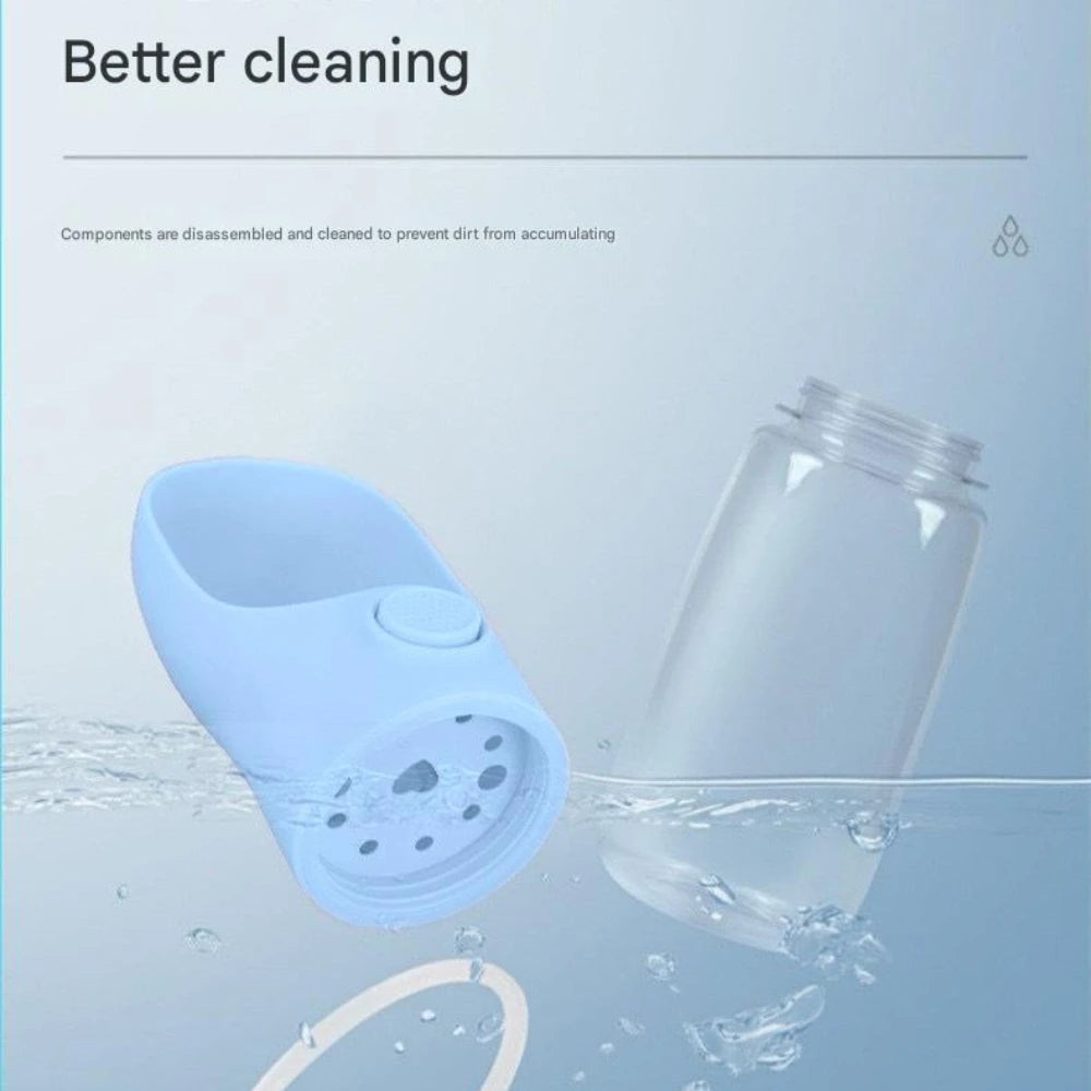 1pc Leak Proof Portable Dog Water Bottle with Dispenser, Outdoor Travel Hiking Essential for Dogs, Durable Plastic Dog Water Kit